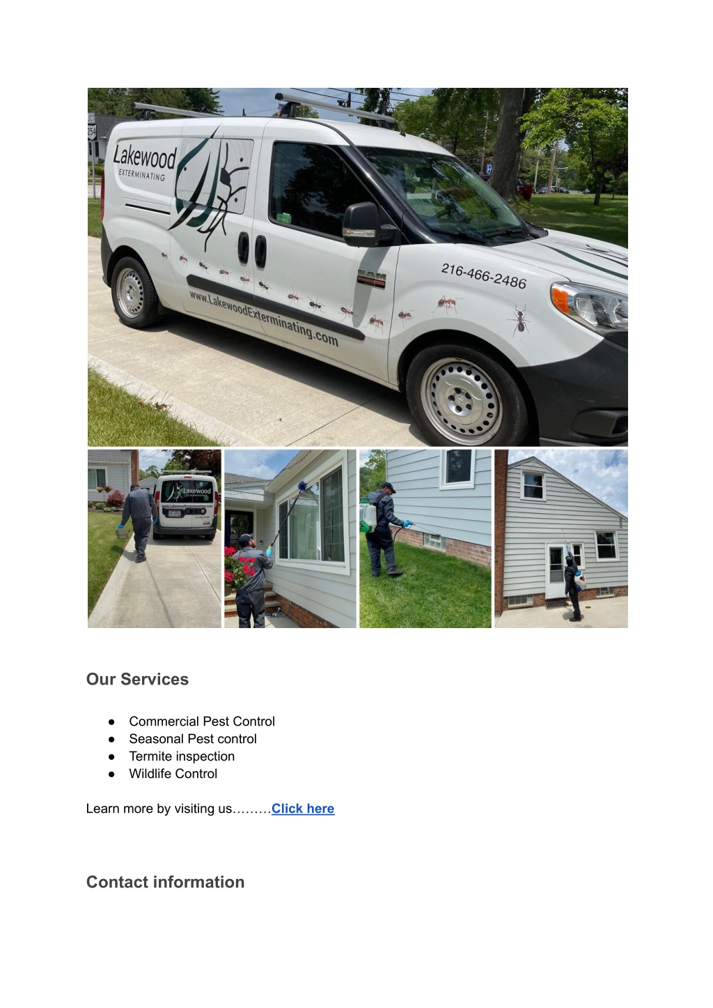 PPT Seasonal and Commercial Pest Control _ Lakewood Exterminating