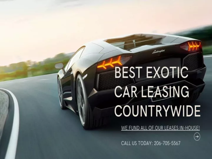 PPT Exotic car rental san francisco PNW Exotic Leasing PowerPoint