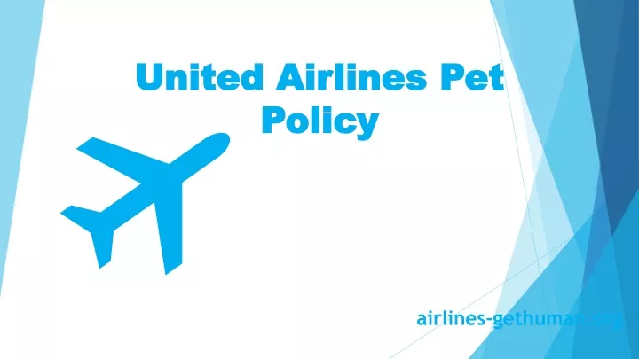 PPT - United Airlines Pet Policy PowerPoint Presentation, free download ...