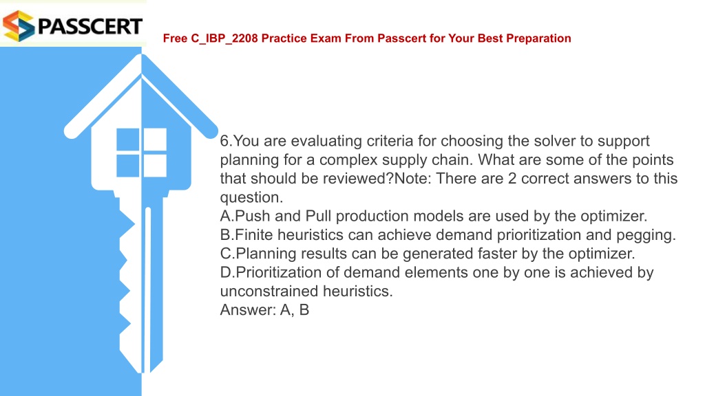 Latest C-IBP-2208 Exam Answers