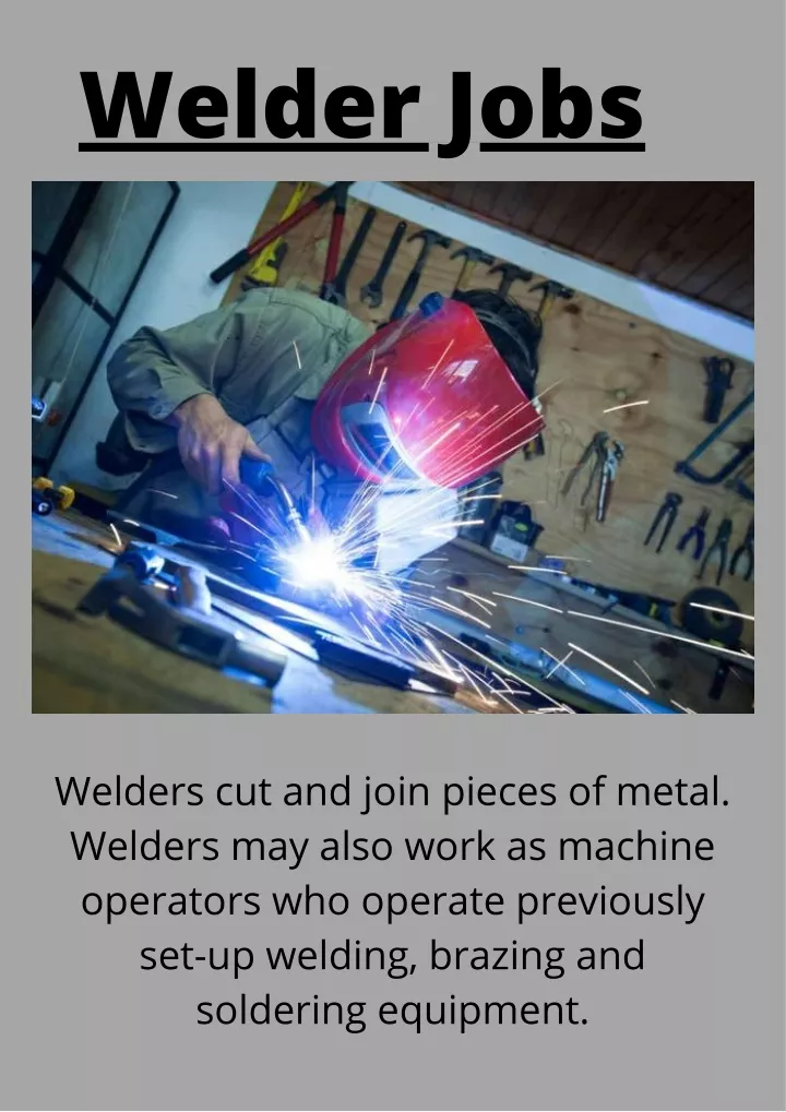 PPT Get The Best Welding Jobs Salary PowerPoint Presentation, free