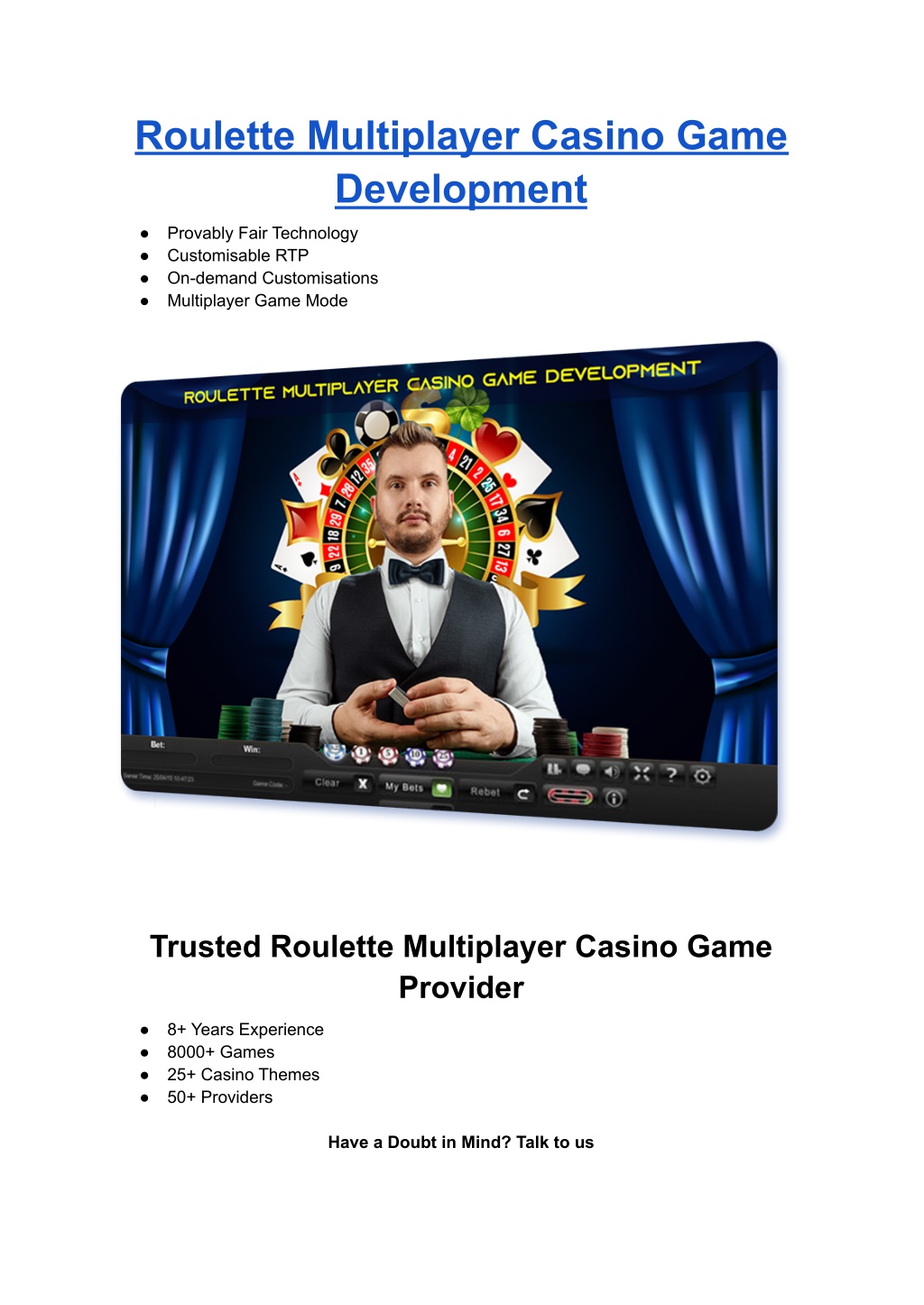 PPT - Roulette Multiplayer Casino Game Development PowerPoint ...