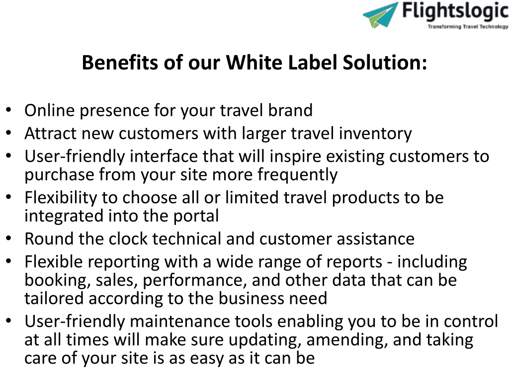 PPT - B2C B2B White Label Travel Portal PowerPoint Presentation, Free Download - ID:11612209