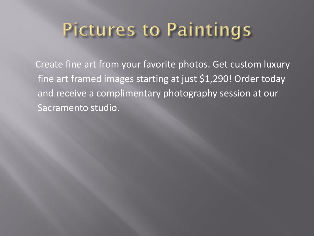 PPT - Painting A Portrait From A Photo PowerPoint Presentation, free ...