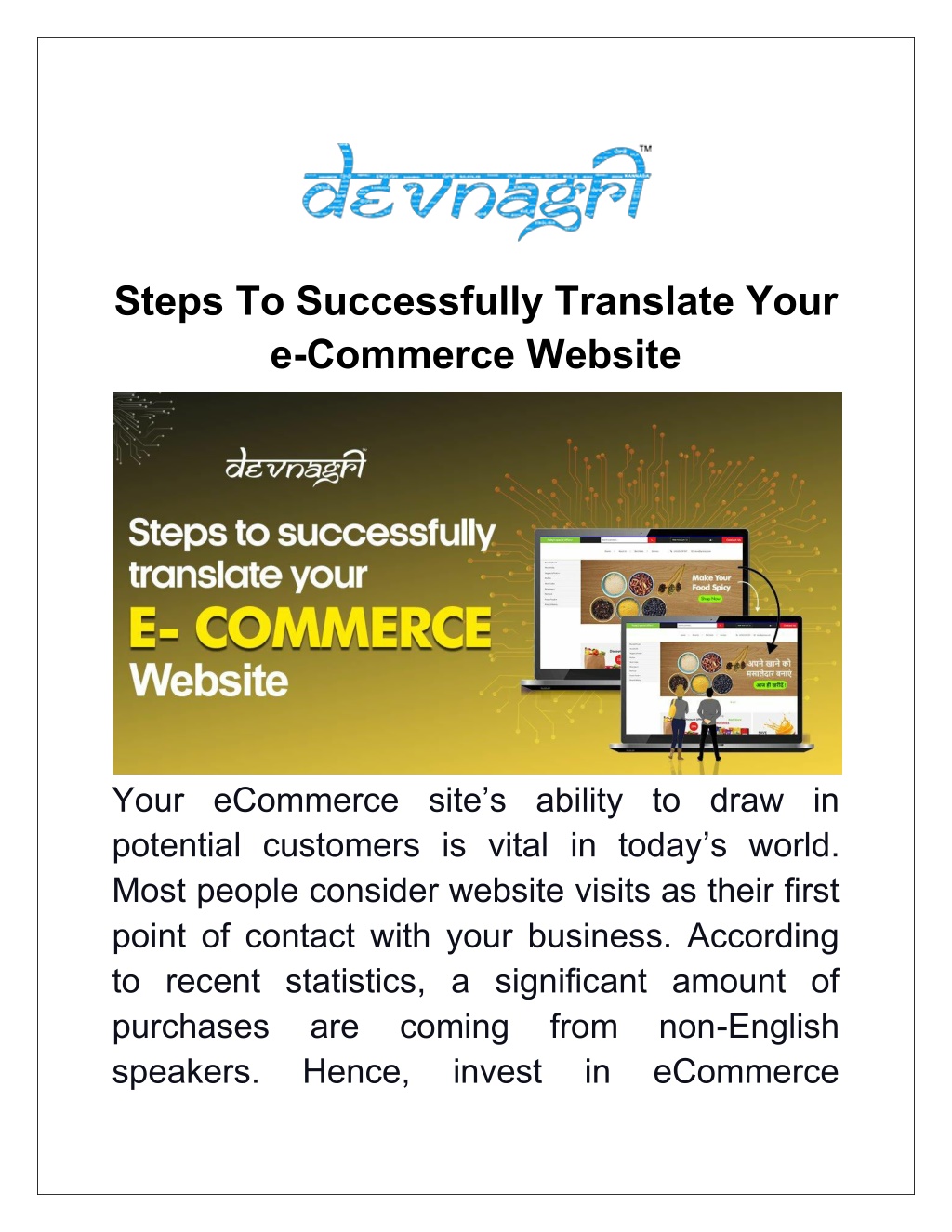 PPT - Steps To Successfully Translate Your e-Commerce Website ...