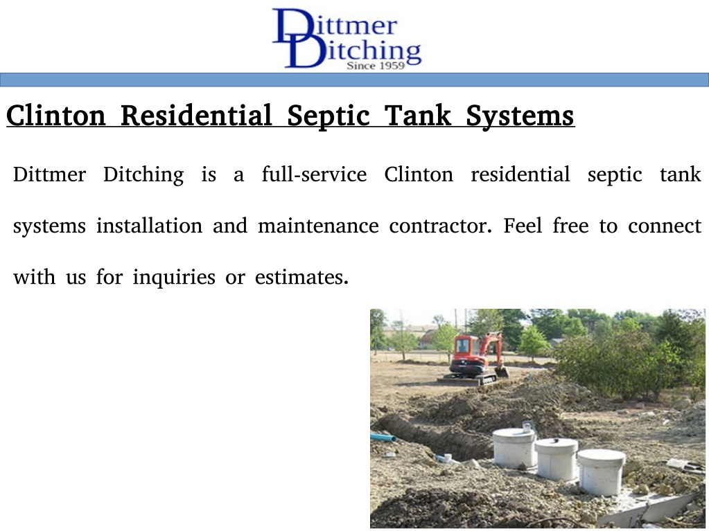 PPT - Clinton Residential Septic Tank Systems PowerPoint Presentation ...