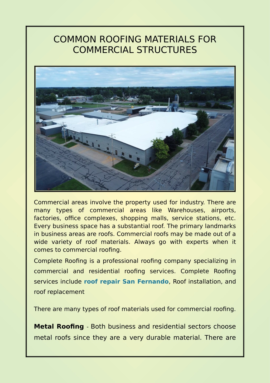 PPT How Long Does A Commercial Rubber Roof Last PowerPoint