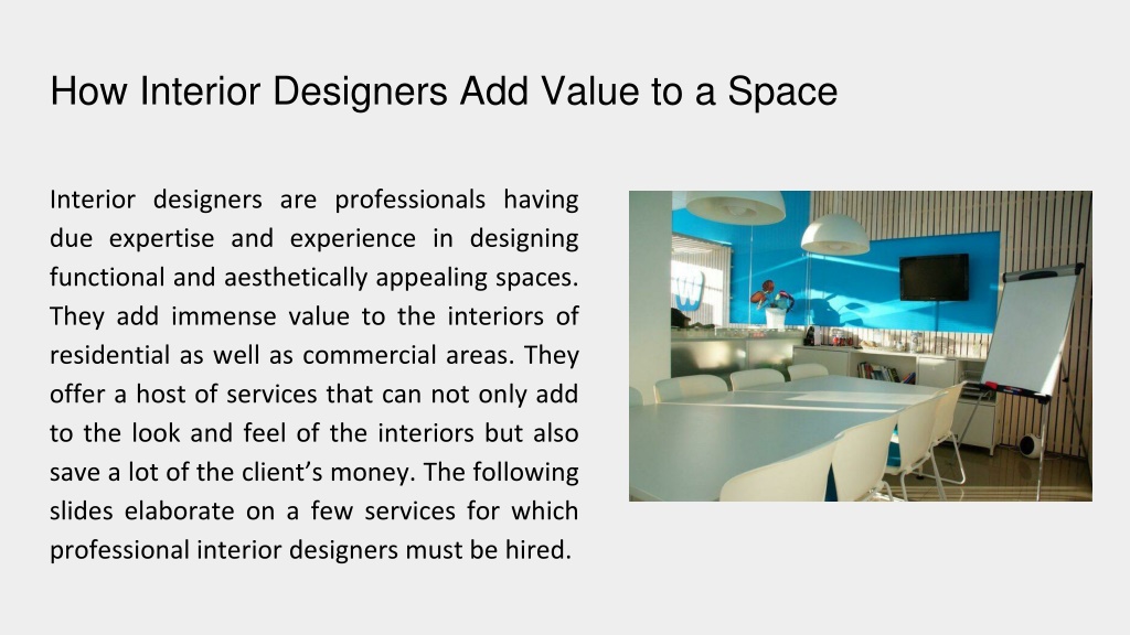 PPT - Why Hire Professional Interior Designing Firms for Turnkey ...