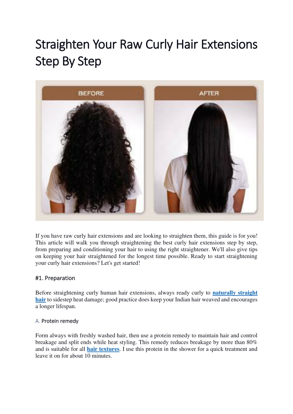 Ppt Straighten Your Raw Curly Hair Extensions Step By Step Powerpoint Presentation Id11615426 5285