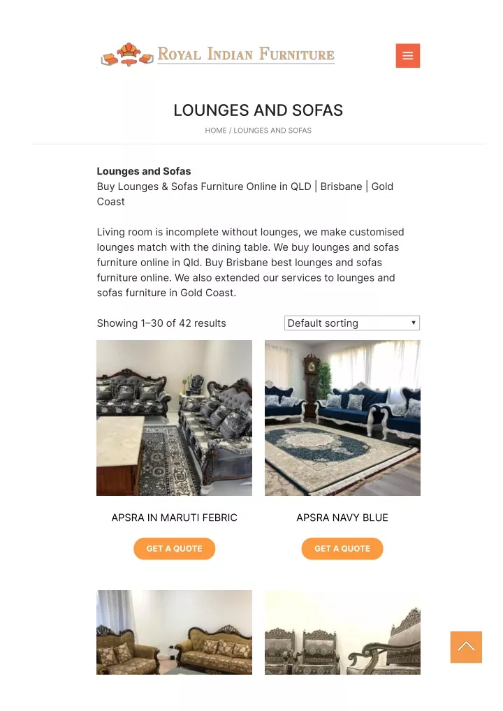 PPT Lounges & Sofas Furniture Store In Gold Coast PowerPoint