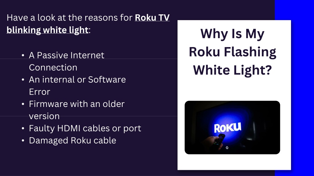 PPT Roku Blinking White Light How To Easily Fix PowerPoint