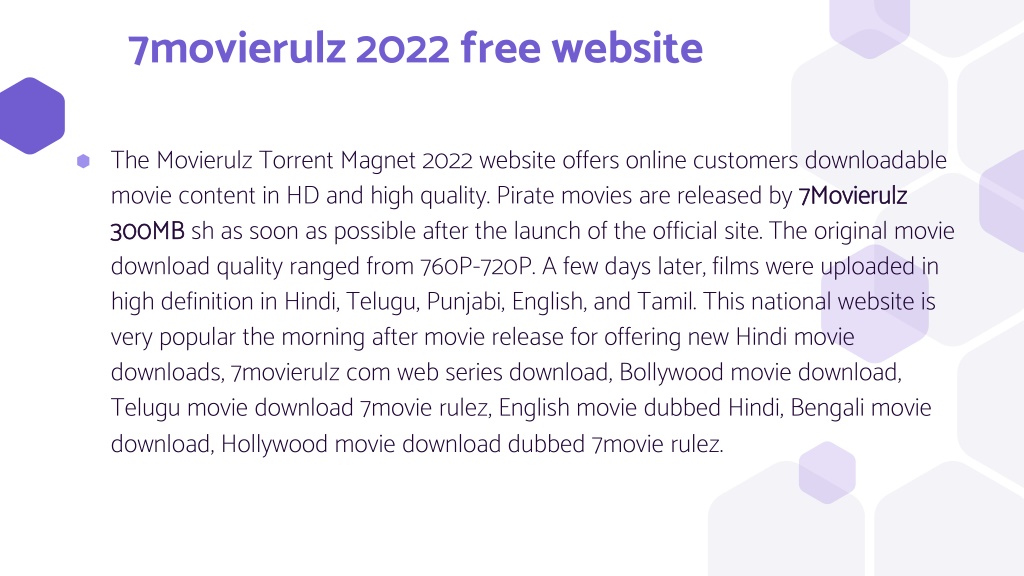 PPT 7movie 2ppt PowerPoint Presentation, free download ID11616388