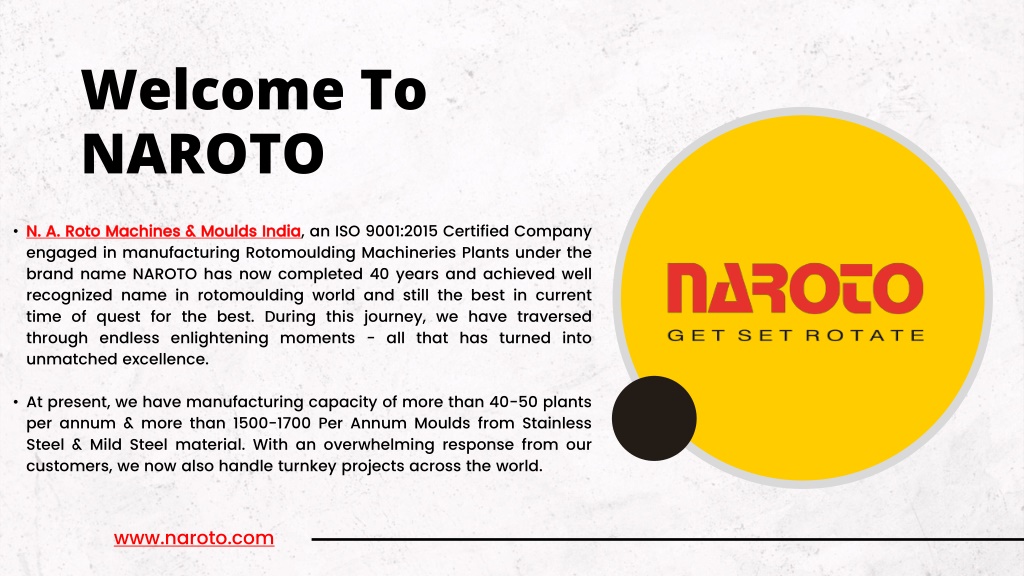 PPT - The Mind Fascinating Machine under the Brand name NAROTO ...