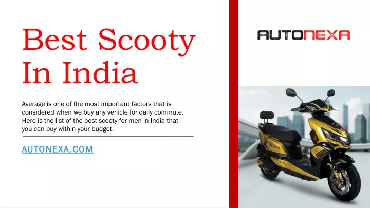 best scooty