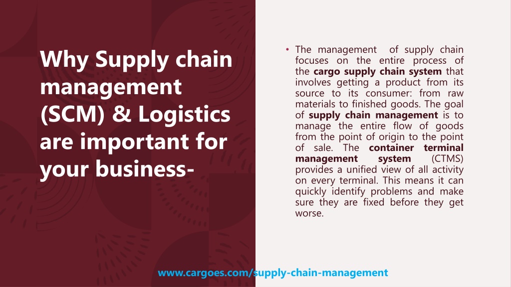 PPT - Supply Chain Management vs Logistics Differences, Similarities ...