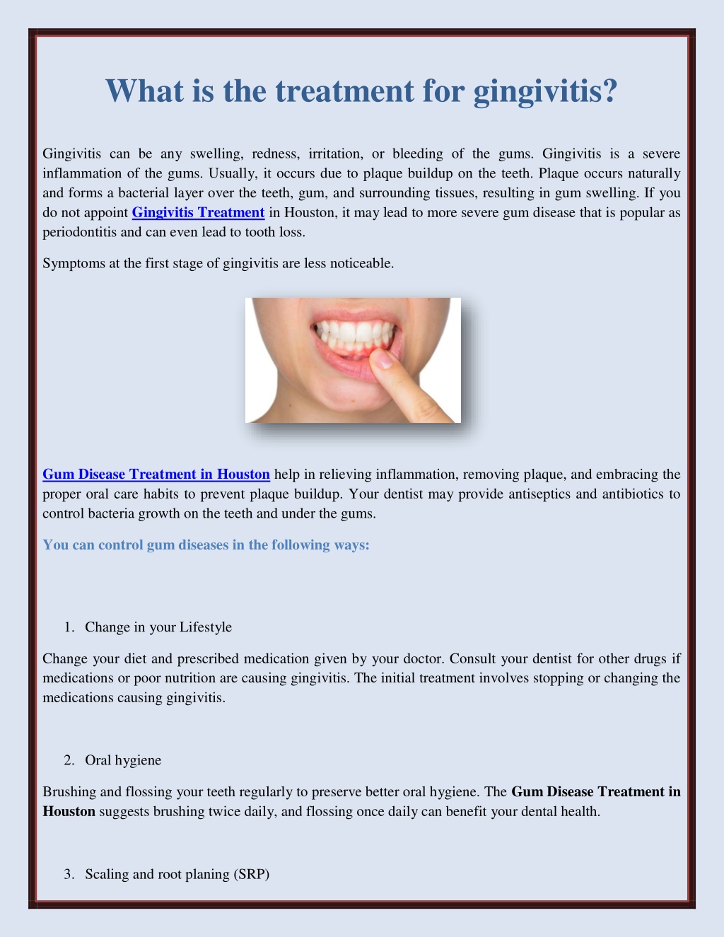 PPT - What Is The Treatment For Gingivitis? PowerPoint Presentation ...