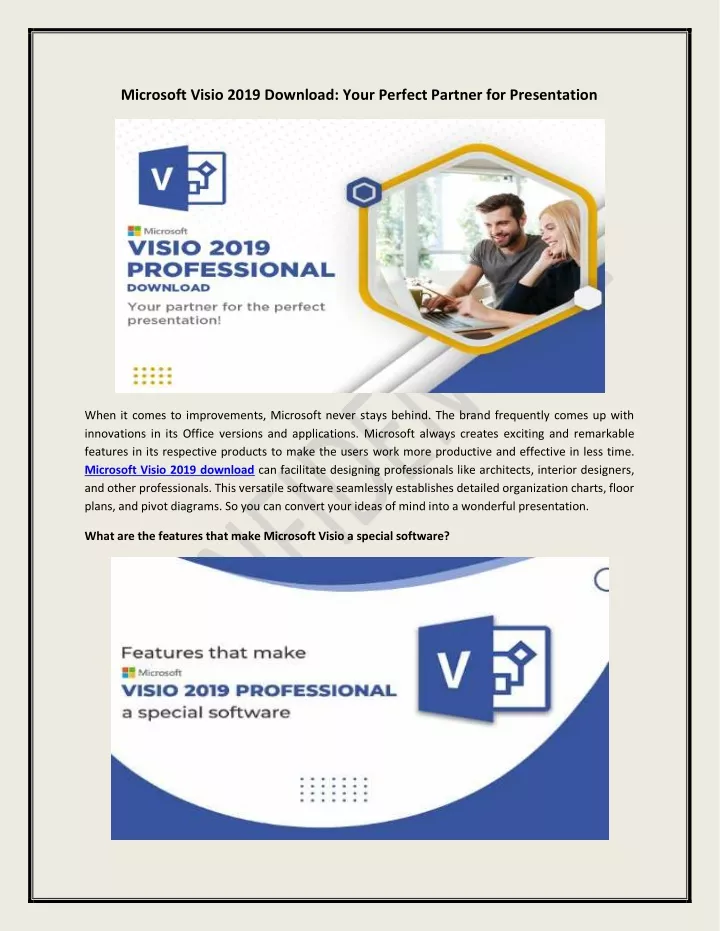 microsoft visio presentation