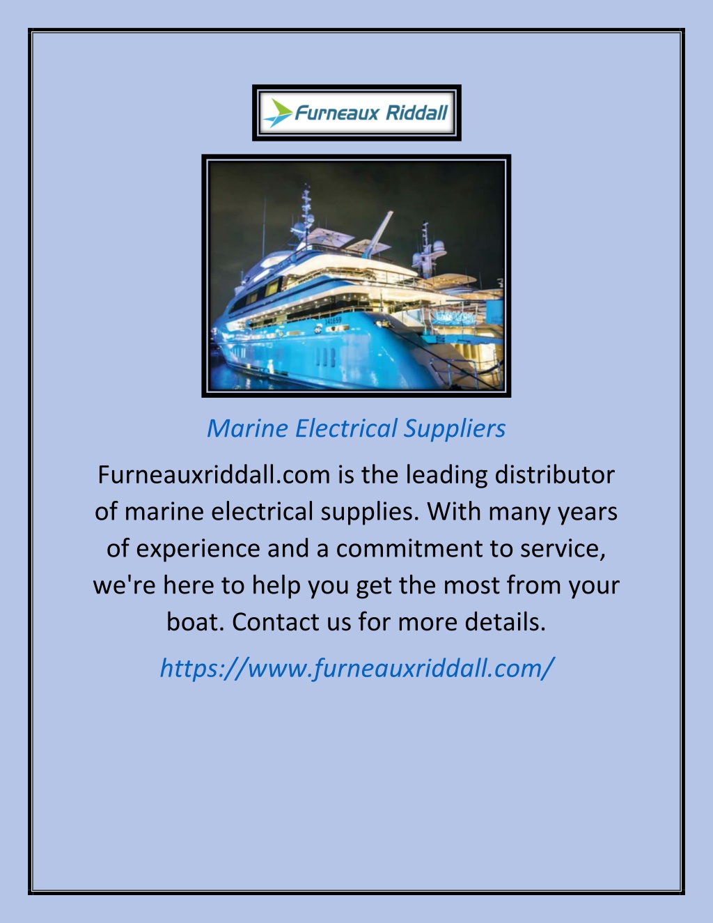 PPT Marine Electrical Suppliers PowerPoint Presentation, free