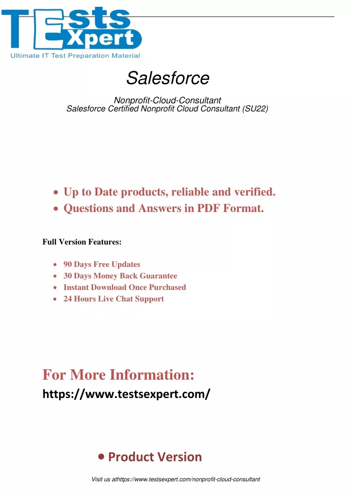 Nonprofit-Cloud-Consultant PDF Testsoftware