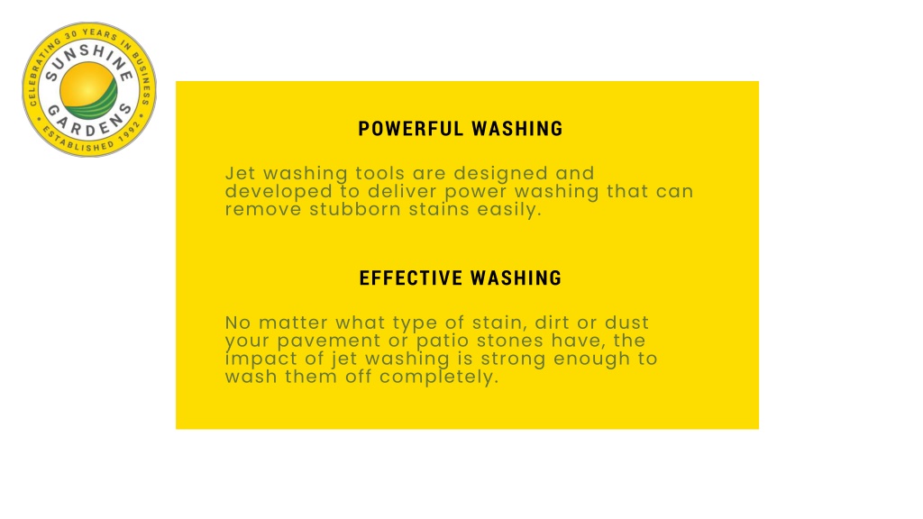 PPT Why is Jet Washing Good for your Garden? PowerPoint Presentation