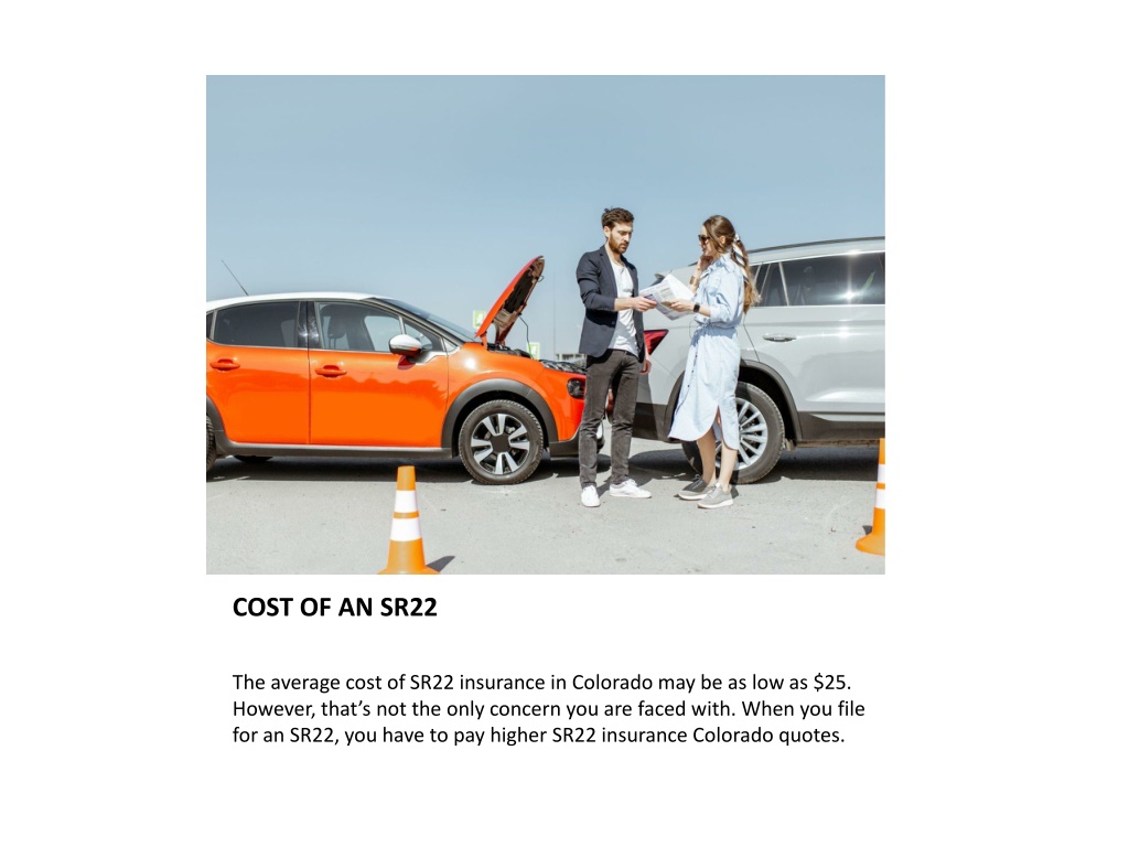 PPT BEST SR22 INSURANCE COLORADO DRIVERS COLORADO SR22 SPECIALIST