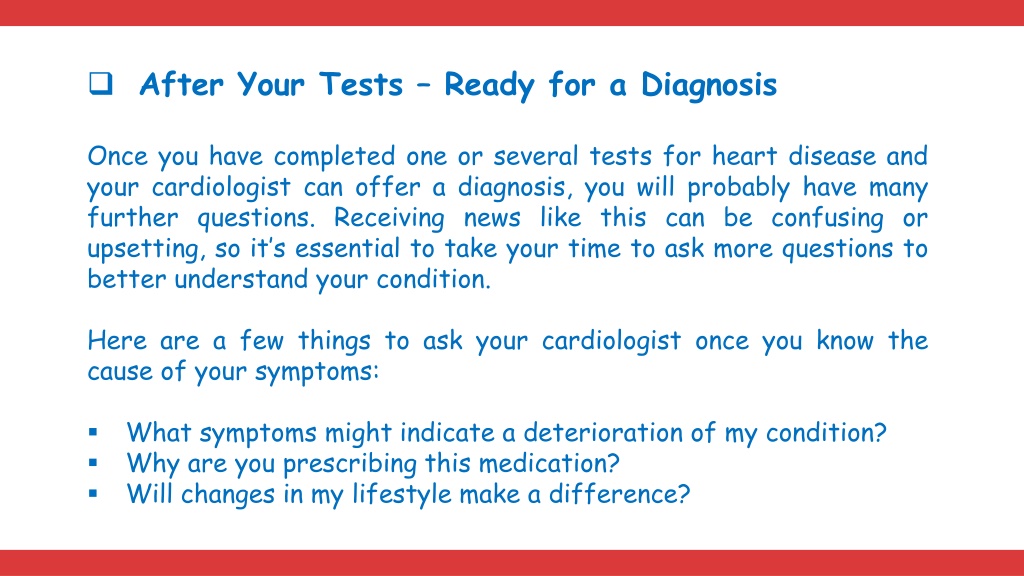 PPT - Questions to Ask Your Cardiologist PowerPoint Presentation, free ...