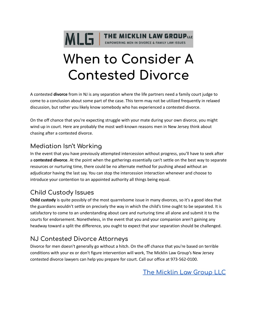 Ppt When To Consider A Contested Divorce Powerpoint Presentation Free Download Id11625335