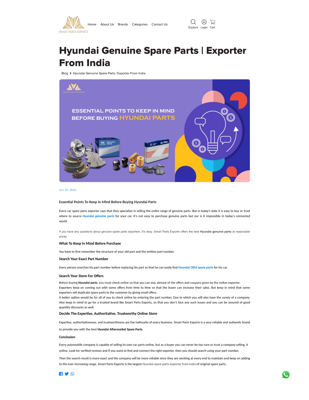 PPT Hyundai Genuine Parts Exporter From India PowerPoint Presentation