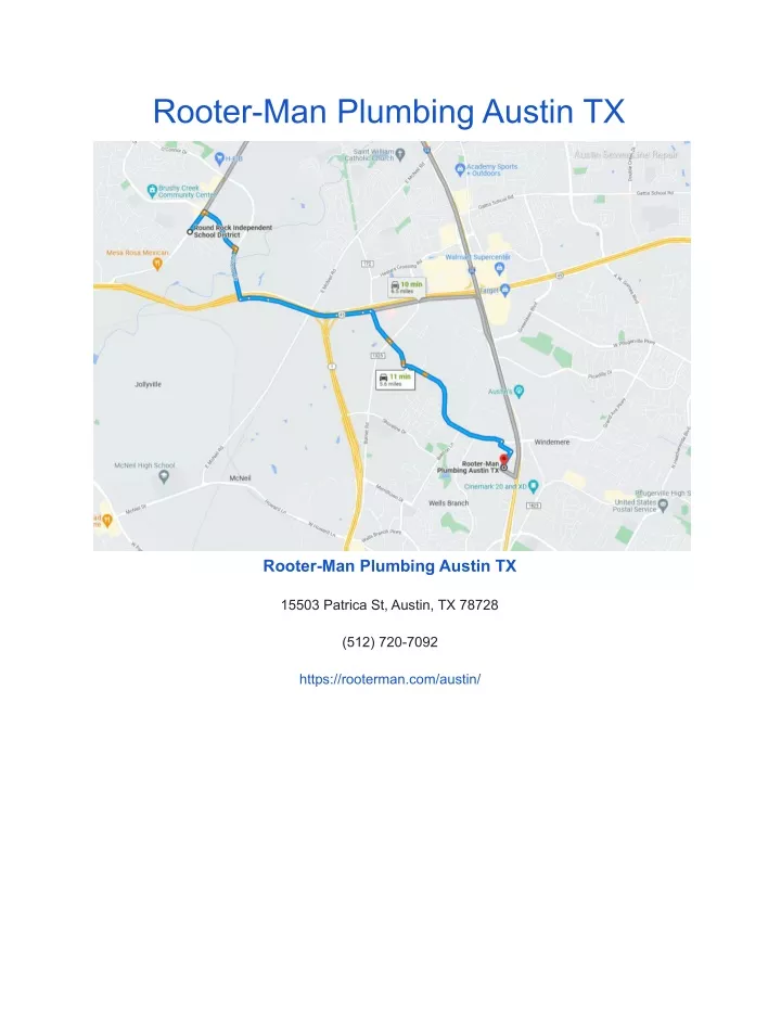 PPT RooterMan Plumbing Austin TX PowerPoint Presentation, free