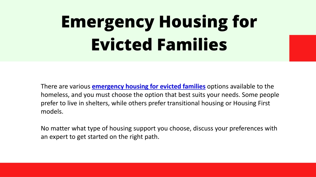Ppt Help With Housing After Eviction Powerpoint Presentation Free Download Id11626992 