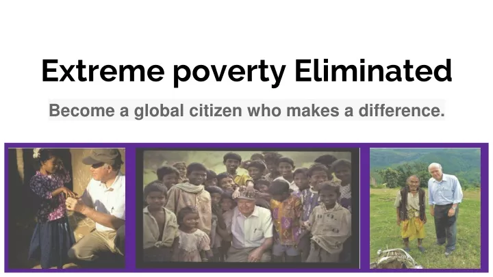 PPT - Know About The Global Extreme Poverty In India PowerPoint ...