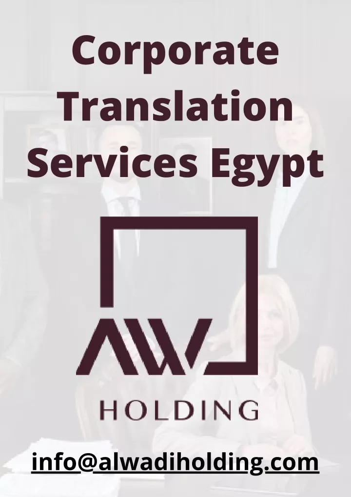 PPT Corporate translation services Egypt PowerPoint Presentation