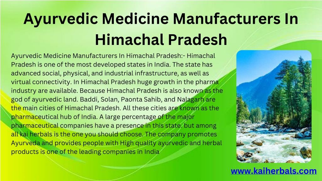 Ppt - Ayurvedic Medicine Manufacturers In Baddi Powerpoint Presentation 