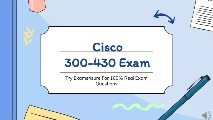 Valid 300-430 Mock Exam