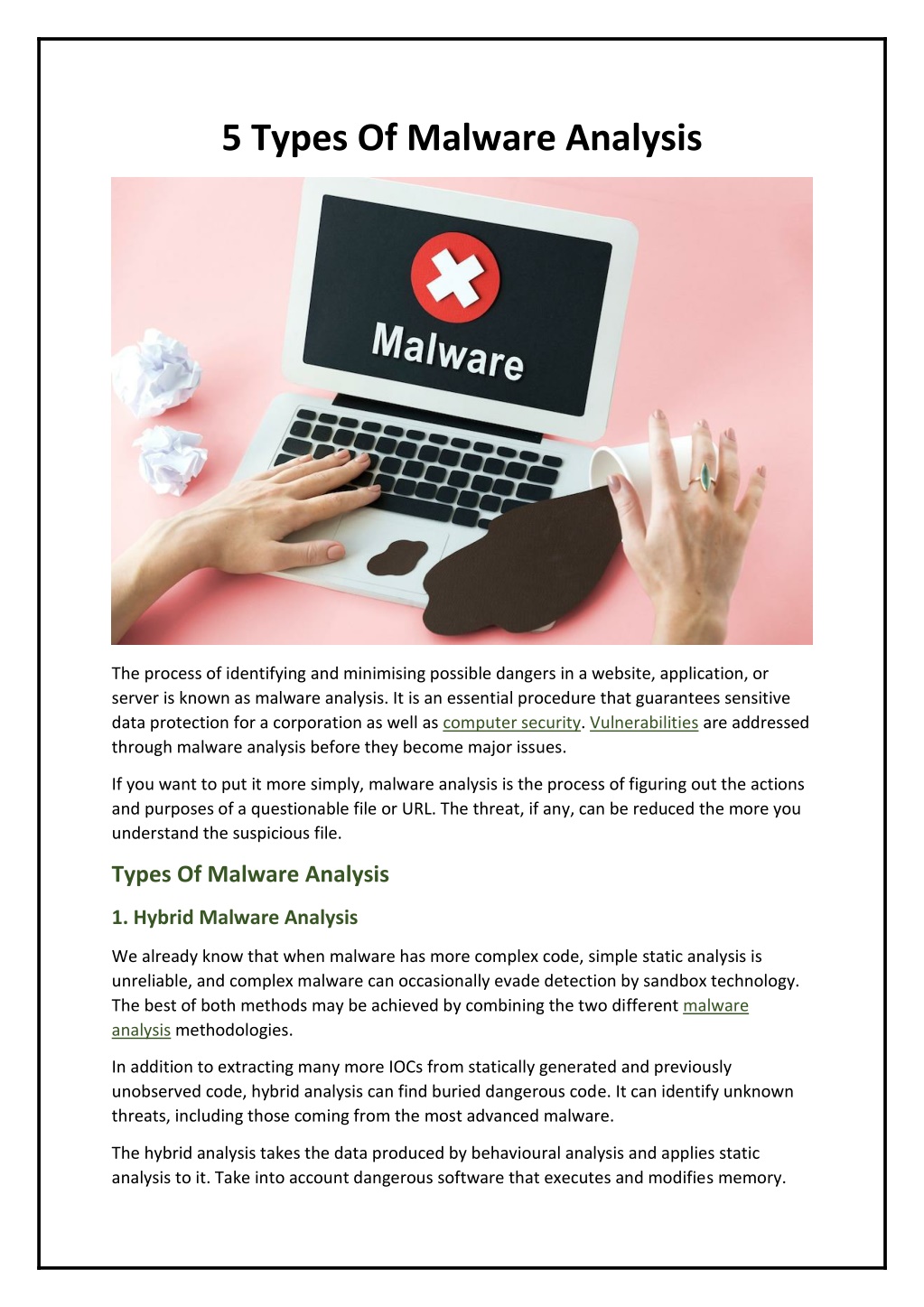 types of malware presentation