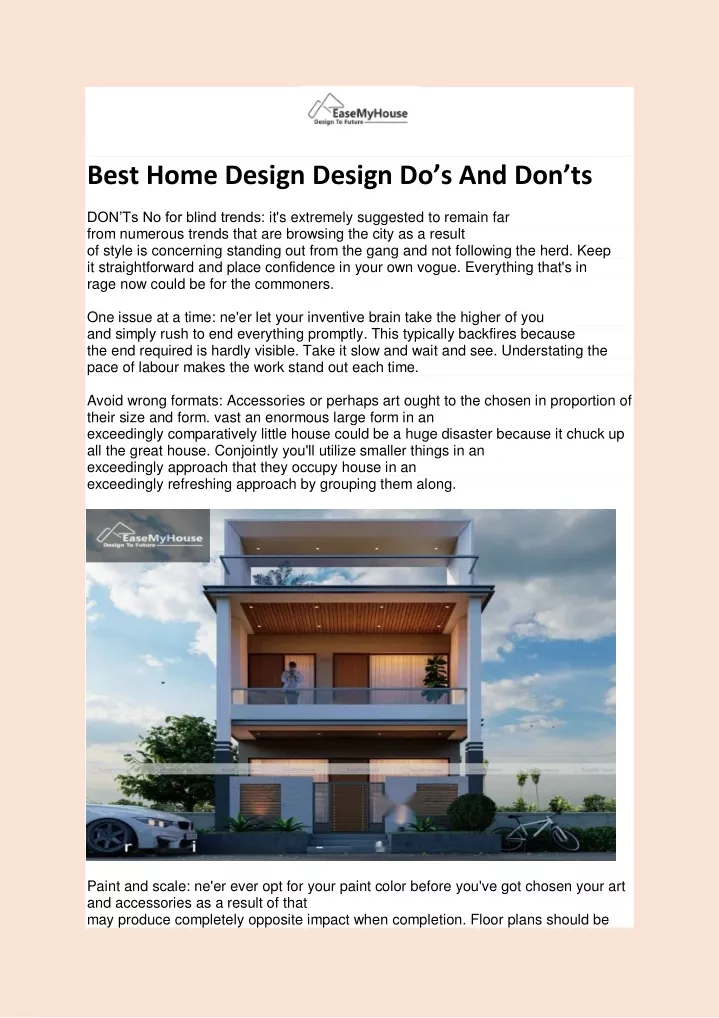 PPT - Best Home Design Design Do’s And Don’ts PowerPoint Presentation ...