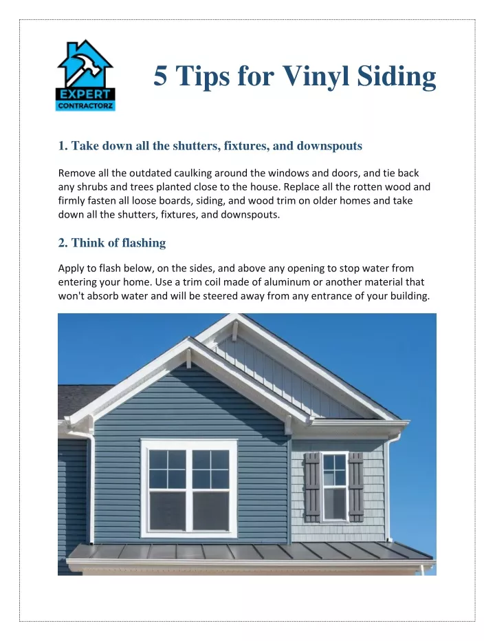 ppt-5-tips-for-vinyl-siding-powerpoint-presentation-free-download