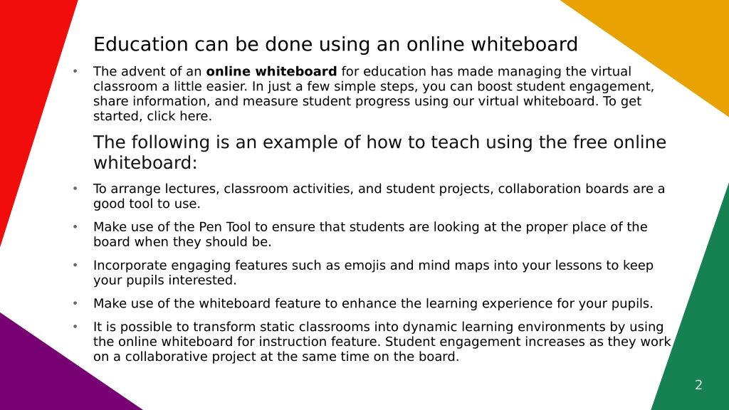 PPT - Online whiteboard for education in 2022 PowerPoint Presentation ...