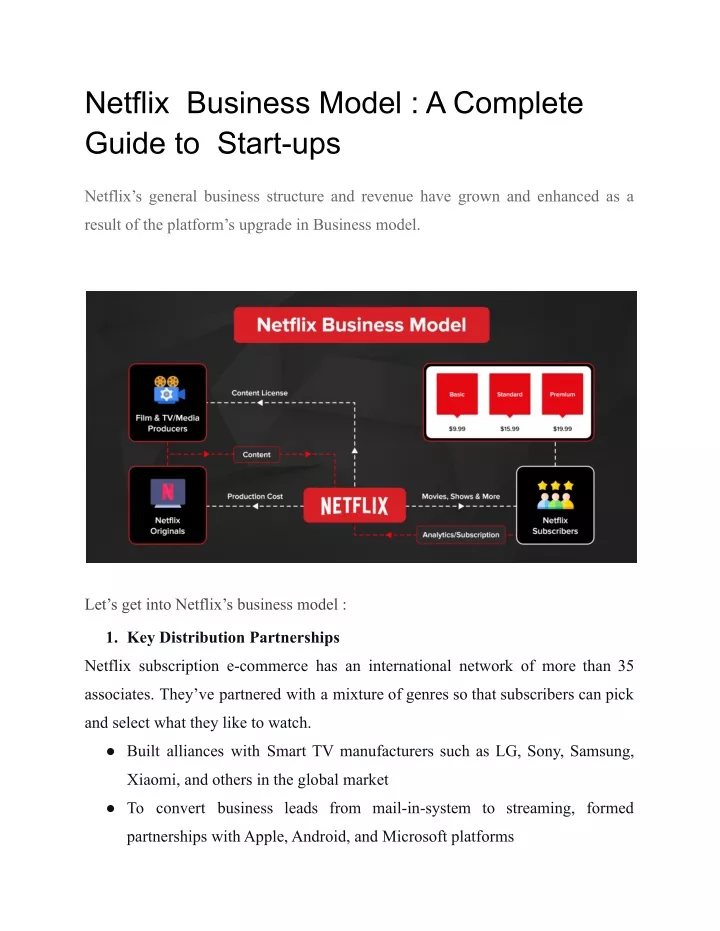 netflix business presentation