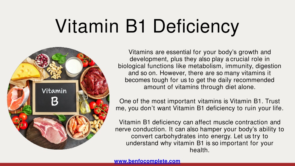 Ppt - Vitamin B1 Deficiency Symptoms Powerpoint Presentation, Free 