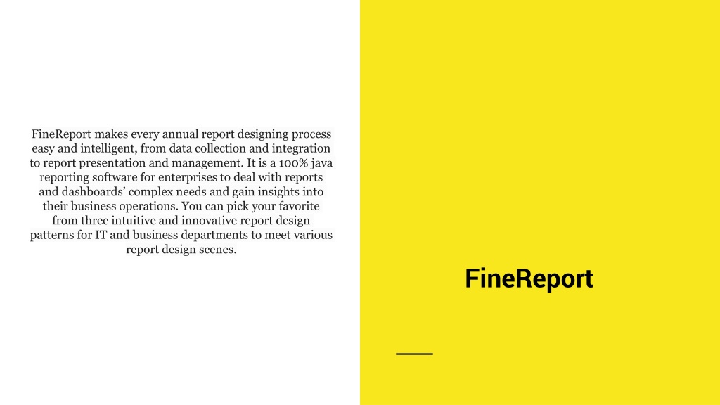 Fine. Report Designer PPT - 5 Software Report Designing Company use for Designing Reports ...