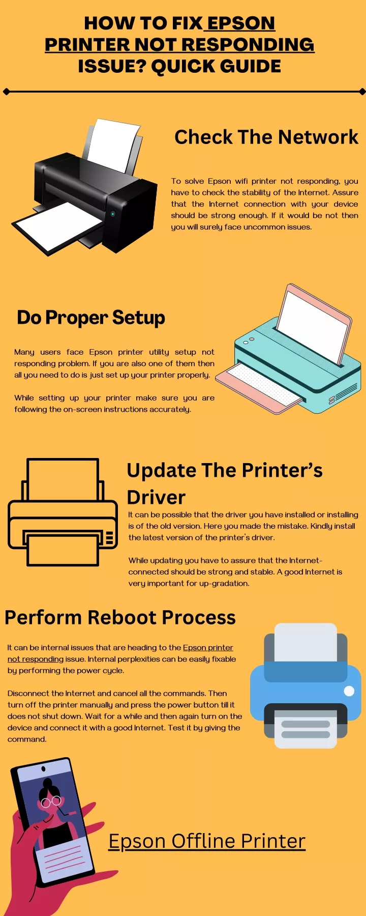 Ppt How To Fix Epson Printer Not Responding Issue Quick Guide Powerpoint Presentation Id 7297
