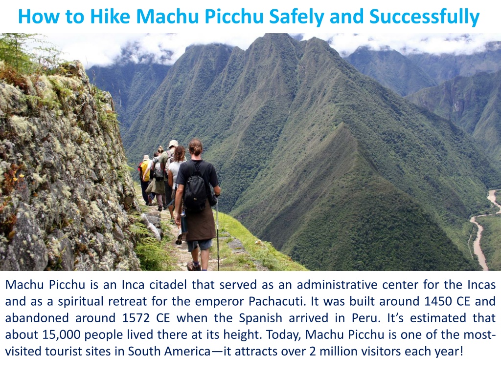 PPT - How To Hike Machu Picchu Safely And Successfully PowerPoint ...