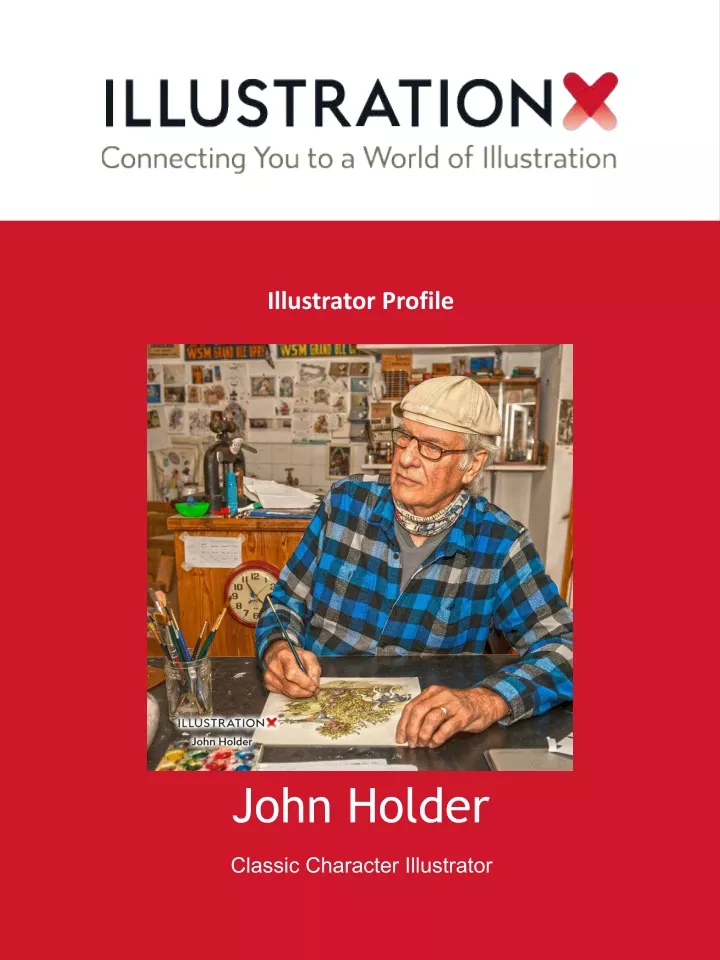 PPT John Holder Classic Character Illustrator PowerPoint 