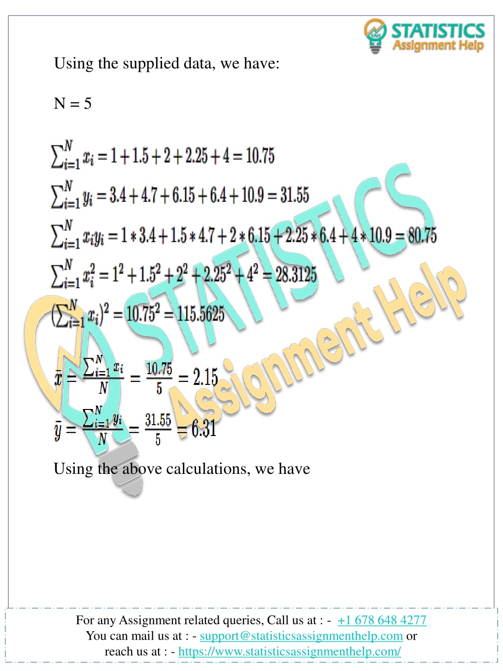 PPT - Statistics Assignment Help PowerPoint Presentation, free download ...