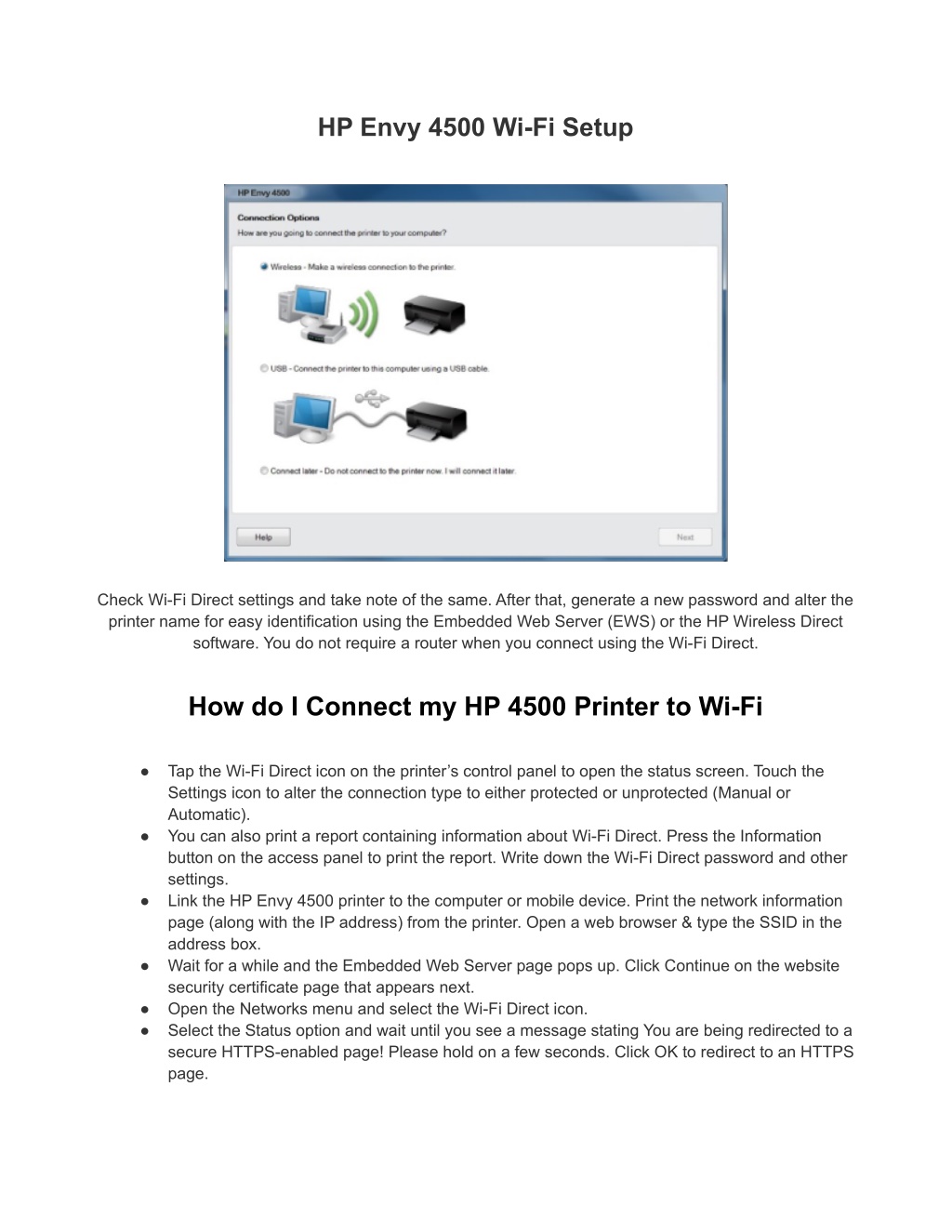 Ppt Hp Envy 4500 Wireless Setup Powerpoint Presentation Free