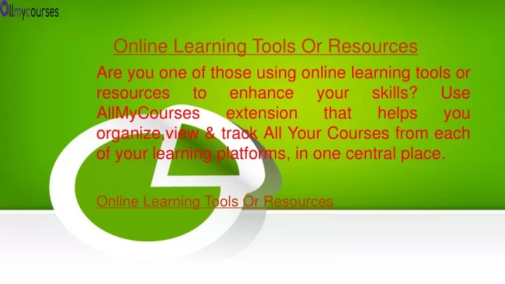 ppt-online-learning-tools-or-resources-allmycourses-powerpoint