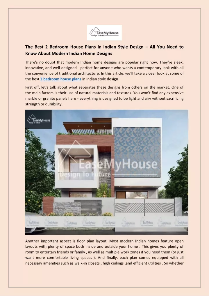 ppt-the-best-2-bedroom-house-plans-in-indian-style-design-all-you-need-to-know-about-modern