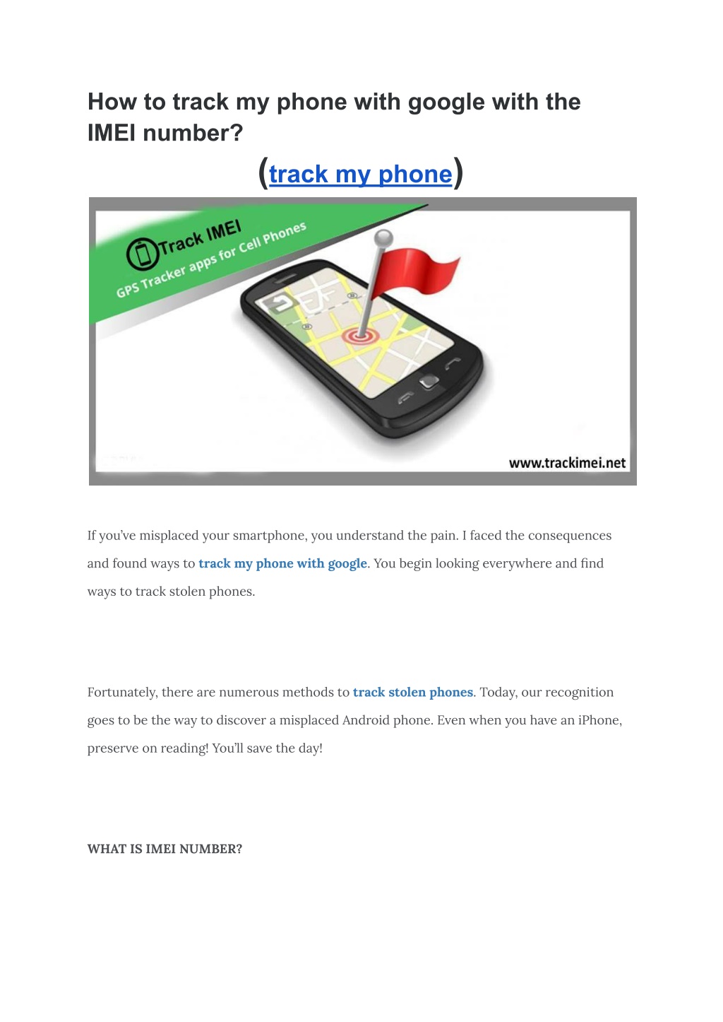 PPT How to track my phone with google with the IMEI number