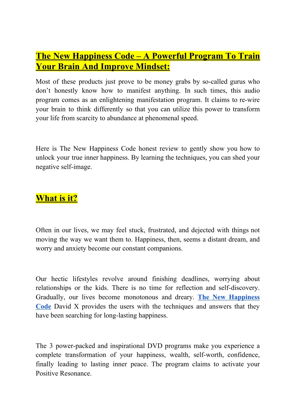 PPT New happiness code PowerPoint Presentation, free download ID11649228